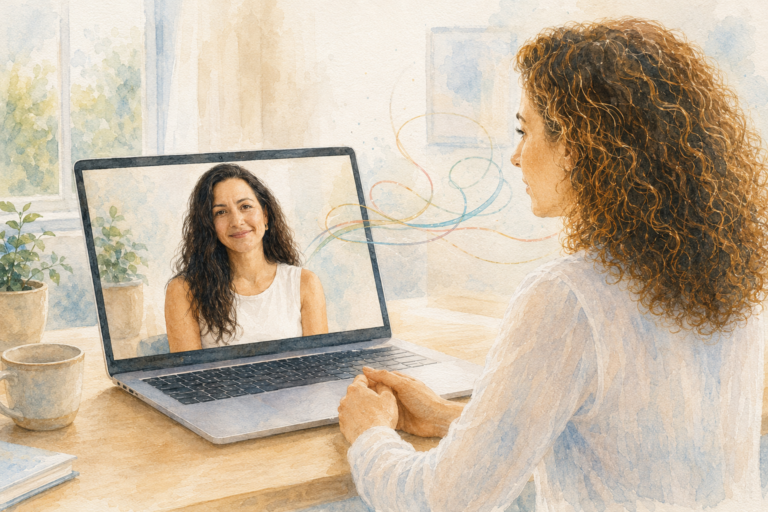 Consulta psicológica individual realizada por videollamada